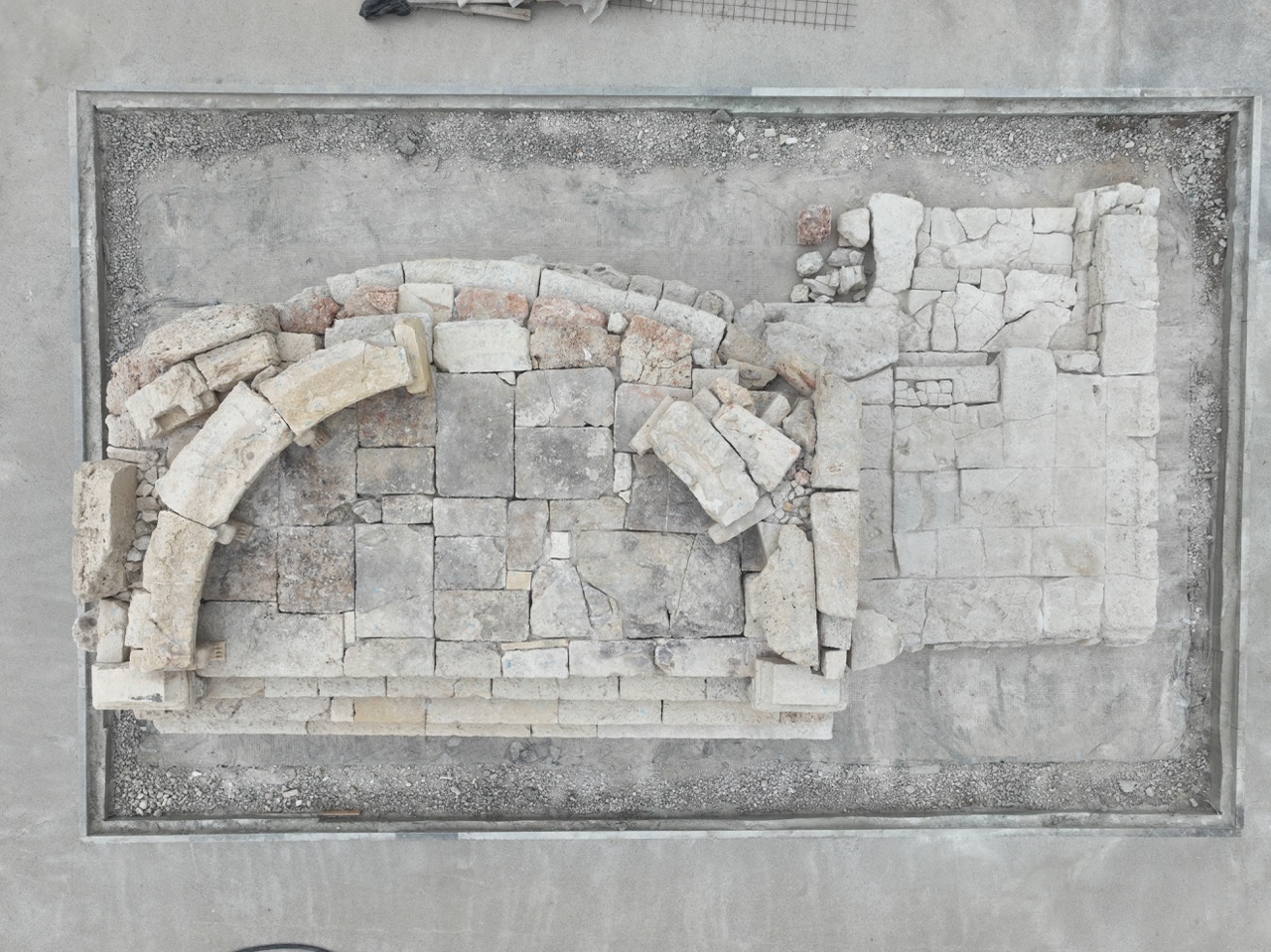 Экседра. Вид сверху после реставрации