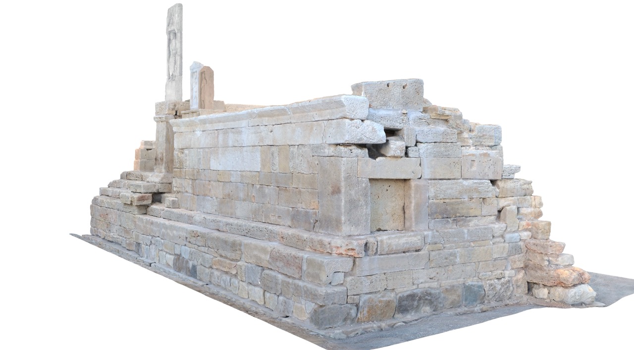 Общий вид колумбария. 3D модель